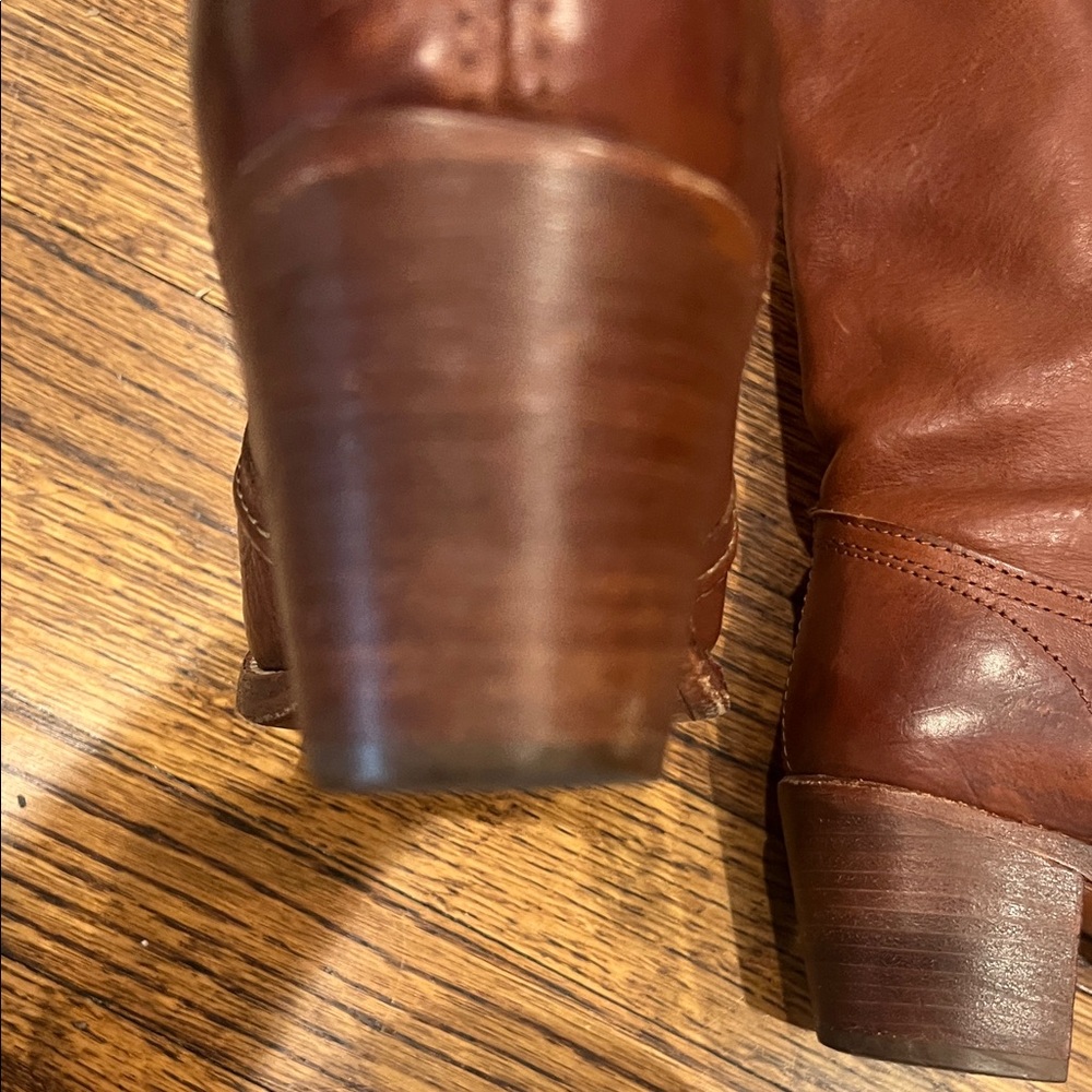 Frye Chestnut Knee high Leather Boots - Picture 6 of 9